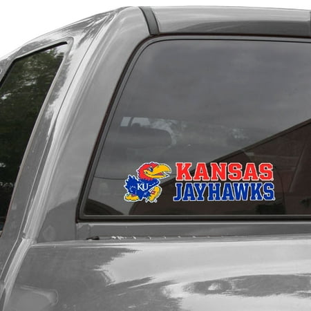 Kansas Jayhawks WinCraft Stacked Perfect Cut Decal - No