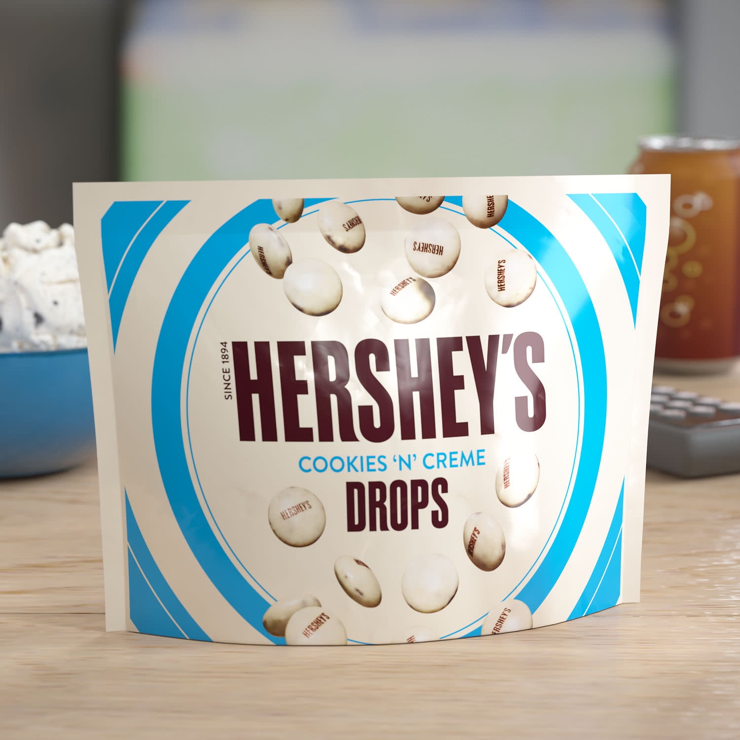 Hershey's Drops Cookies 'n' Creme Candy, Bag 7.6 oz