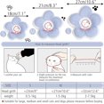 thumbnail image 3 of Collar de gato E, lindo cono de recuperación de flores para gatos Collar de cono de gato Cono de cuello de gato ajustable suave Cono cómodo para gatos Cachorros Collar isabelino después de Su, 3 of 3