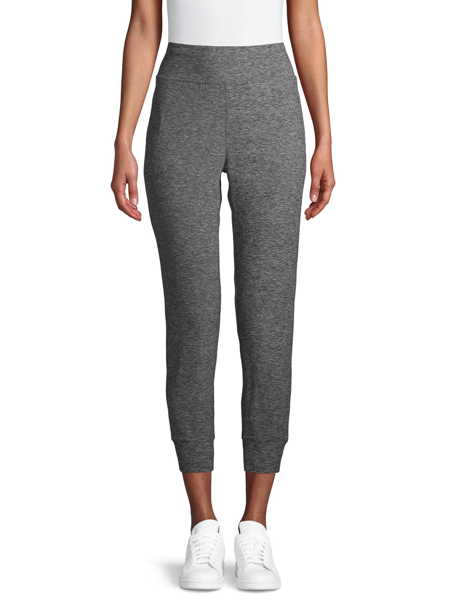 QUEENIEKE Women Sweatpants Running Workout Rib Cuff Jogger Pants with Pockets 19207