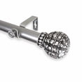 thumbnail image 4 of Home Decorative Pod Curtain Rod 48-84 inch - Mahogany, 4 of 4