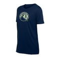 thumbnail image 2 of Women's New Era Navy Minnesota Timberwolves Glam Game Flower T-Shirt, 2 of 3