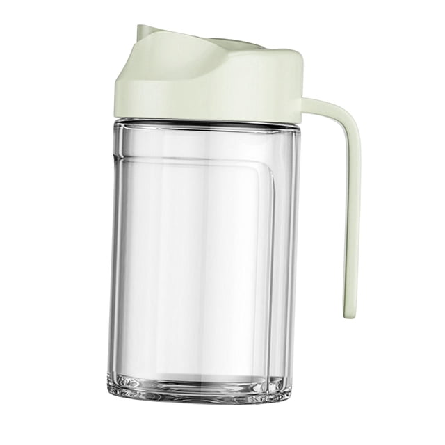 Botella de vidrio para salsa de soja, aceitera automática de apertura y cierre, dispensador de salsa L