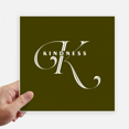 thumbnail image 1 of Letter Expression Kind Knowledge Sticker Tags Wall Picture Laptop Decal Self adhesive, 1 of 1