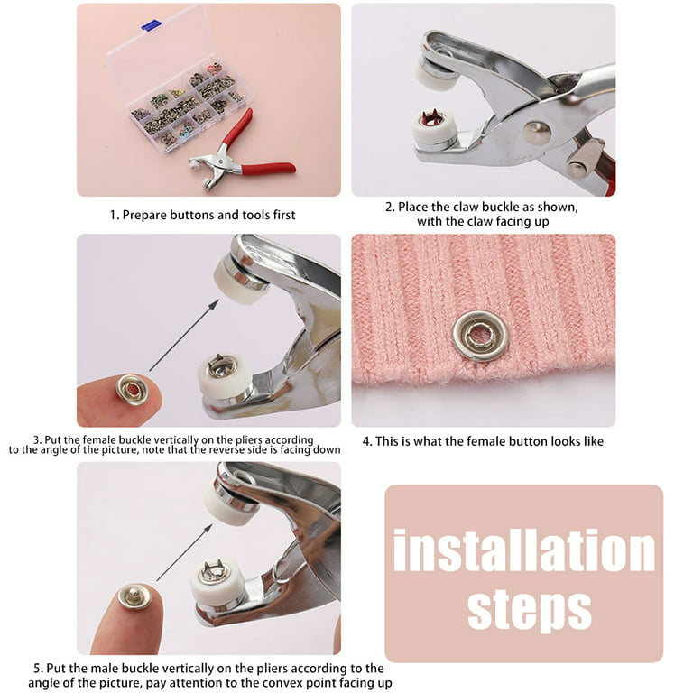 5Pcs 5# Black Instant Zipper Repair Kit Reverse Head Pull Slider Replacement  DIY