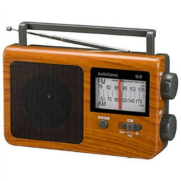 Sangean AM FM Aux Wooden Cabinet Table Top Radio with AUX Input ...