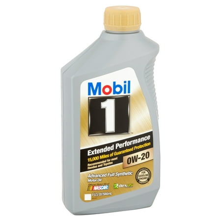 (3 pack) (3 Pack) Mobil 1 extended performance 0w-20 advanced full synthetic motor oil, 1 qt