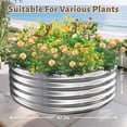 thumbnail image 4 of Diameter Camp Fire Ring Pit, Large Round Galvanized Steel Fire Pit, Heavy Duty Steel Fire Pit for Backyard, Camping, Bonfire, 4 of 13
