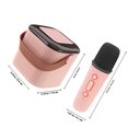 thumbnail image 2 of Mini Altavoz Portátil Para Karaoke Con 2 Micrófonos, Potente Estéreo Para Fiestas En Casa, Efecto De Luz Rgb, Fácil De Conectar, Elegante Y Moderno.(A), 2 of 8