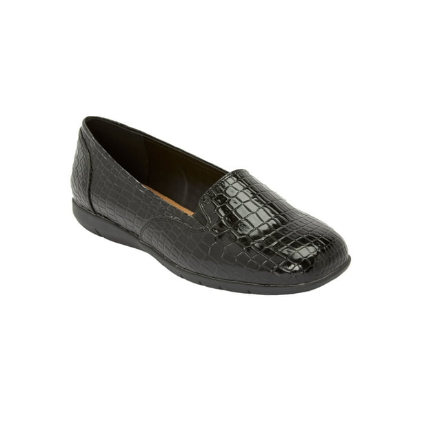 womens black flat shoes size 11