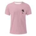 thumbnail image 3 of Xunlbb Mens Shirt T-Shirt for Men Men Print Round Neck Casual Fashion Short Sleeve Round-Neck Blouses Shirts on Clearance, S-5XL, 3 of 4
