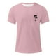 thumbnail image 4 of Camisas de Manga Larga para Hombres Imprimir Casual Cuello Redondo Blusa de Manga Corta, Camisas de Lino para Hombres, 4 of 4