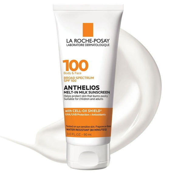 Protector Solar Anthelios Melt-in Milk La Roche-Posay SPF 100 Sin Oxybenzone Ni Octinoxate para Piel La Roche-Posay NA