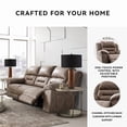 thumbnail image 6 of Signature Design by Ashley Stoneland Power Reclining Sofa in Fossil, 6 of 12