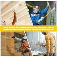 thumbnail image 4 of 8 Pieces Airless Paint Spray Tool Set 11.8 Inch Extension Pole Rod with 517 Sprayer Tip and Nozzle Tip Protector,Yellow & Silver, 4 of 7