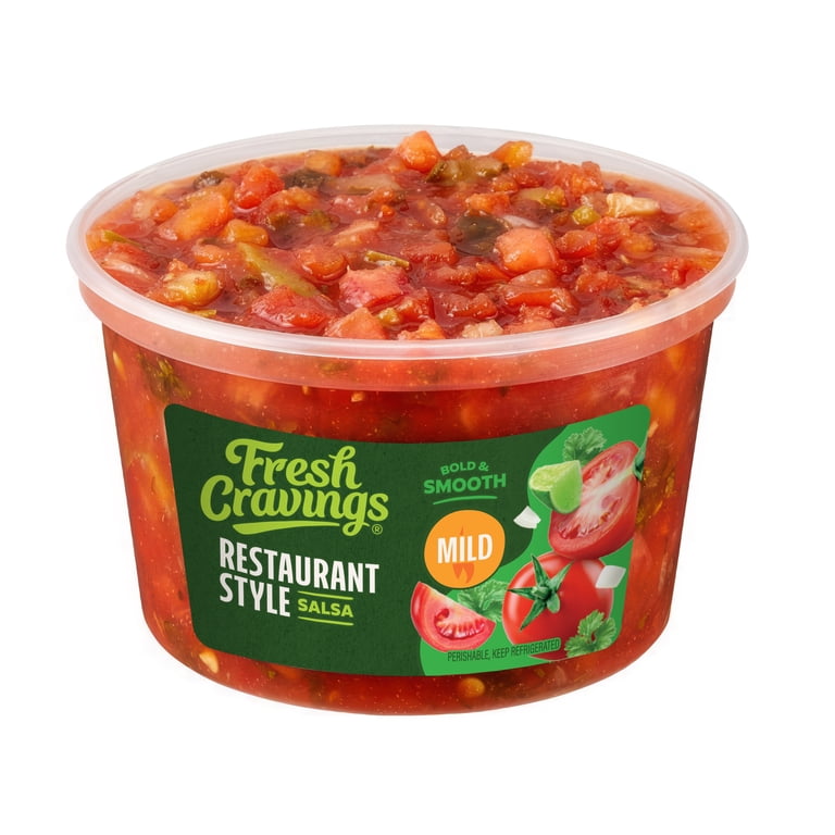 Fresh Cravings Mild Restaurant Style Salsa, 16 oz, Ready to Eat
