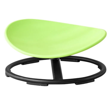 ZHON Sensory Chair Metal Base Sensory Fun Chair For Kids Carousel Spin Sensory Chair For Active Play Non-Slip For Training Body Coordination adaptable