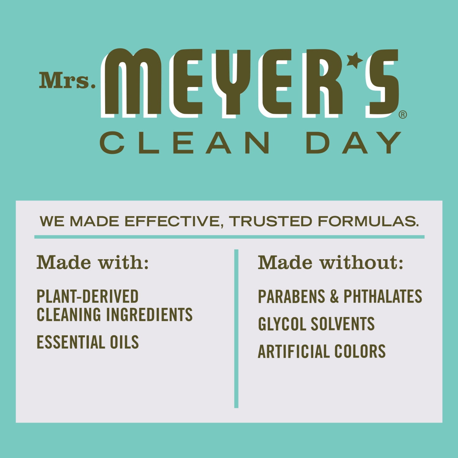 (3 pack) Mrs. Meyer's Clean Day Multi-Surface Everyday Cleaner, Basil Scent, 16 Fl Oz Bottle