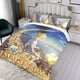 thumbnail image 3 of El Imaginario Conjunto de sábanas temático, trío de piezas, cómodo y amigable con la piel, diseño único, regalo de decoración para el hogar para familiares, amigos y fans,140cm *210cm, 3 of 6