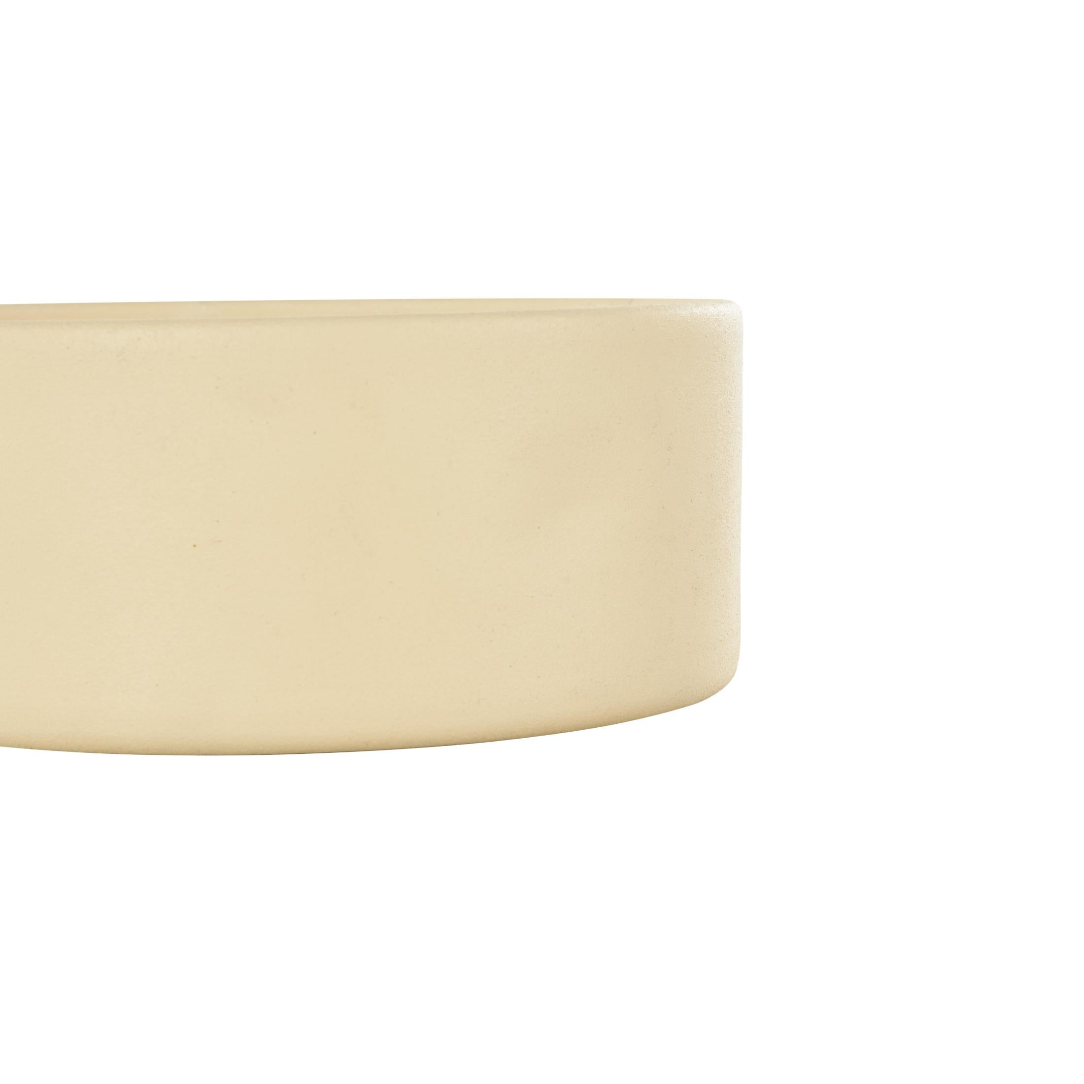 DecMode Beige Metal Rose Blossom & Sandalwood Scented Textured 22oz 3 Wick Candle with White Wax