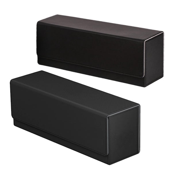 Estuche de baraja de cartas,Estuche para cartas de cuero pu Juegos de cartas coleccionables,Caja de almacenamiento de cartas coleccionables Cajas para mazos,Deck Deck Box Deck CUTICAT Estuche de baraja de cartas