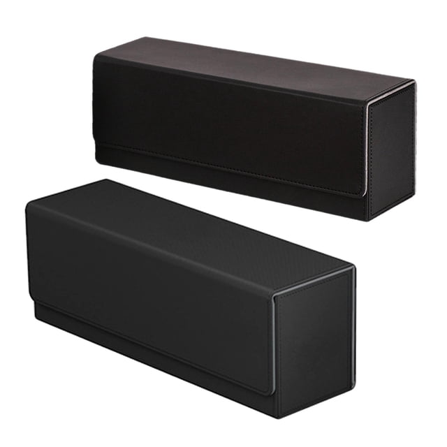 2 Uds. CARTERA 400 Divisor-Caja Para Cartas Coleccionables 310x95x115mm Negro Baoblaze Estuche de baraja de cartas