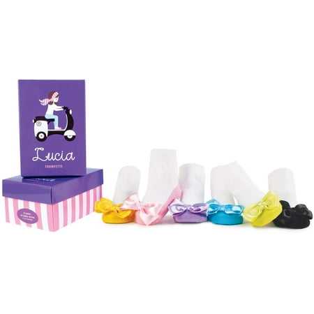 Baby Girls' Lucia Socks 6-pack (0-12 mo.)