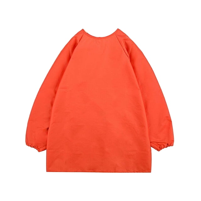 Delantal de manga larga para impermeable personalizada para de 1 años Naranja m Sunnimix Delantal de niños