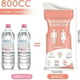 thumbnail image 3 of Disposable Urine Bag, 12/24 PCS Pee Bags for Travel for Women/Men, 800ML Emergency Portable Urinal Bag and Vomit Bags, Unisex Urinal Bag for Camping,, 3 of 5