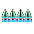 thumbnail image 1 of Dsycar 4 Pcs/Ensemble Capuchon de Valve de Roue de Pneu de Voiture Moto Multicolore Couvercle Anti-Poussière Capuchons de Valve de Pneu de Voiture Pièces de Roue de Véhicule, 1 of 5