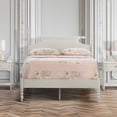 thumbnail image 2 of Spindle Queen Bed in Engineered Wood Sandcastle Antique White Finish, 2 of 10