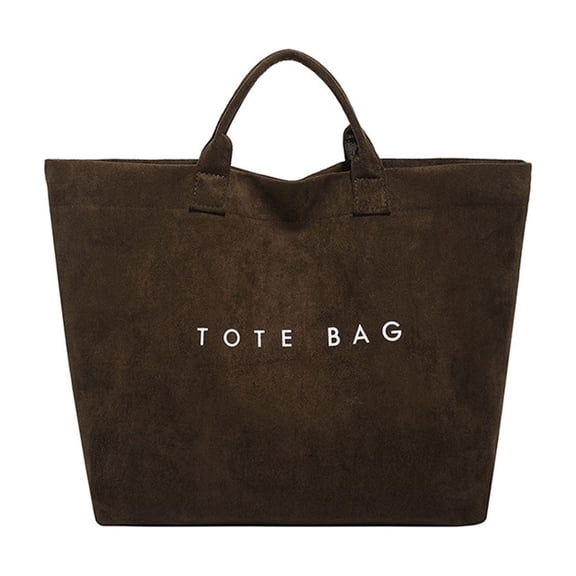 Women's Large Capacity Tote Bag, Letters Print Handbags, Versatile Tote Bag for Work And Commuting