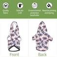 thumbnail image 3 of Uemuo Tropics Palm Trees for Winter Dog Hoodie Sweatshirts with Pockets Warm Dog Clothes for Small Dogs Chihuahua-X-Small, 3 of 8