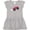 AC-Heather Grey, variant on Inktastic Red Monster Truck Action Girls Toddler Dress