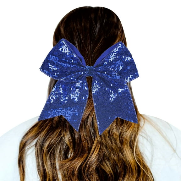 MEICHEN Headband for Girls, 1PC Hair Scrunchies Gradient Sequins Bowknot Headdress Ropes Decoration Headwrap for Girls, Fall Winter Fashion Accessories