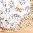 thumbnail image 5 of 2024 Summer New Boys' Cotton Short Sleeve Animal Print Romper Clothing Set Dinosaur Shirt Hatshirt Climbing Wear Gentleman Jumpsuit Baby Fashion Climbing Wear 2024 NEW, 5 of 6