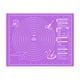 thumbnail image 1 of Tapete Para Hornear Extragrande Con Medidas Tapete Para Hornear Eva Antiadherente Para Amasar Tapete Antideslizante Eva Para Encimera De Cocina (Fondo Morado Con Letras Blancas)., 1 of 3