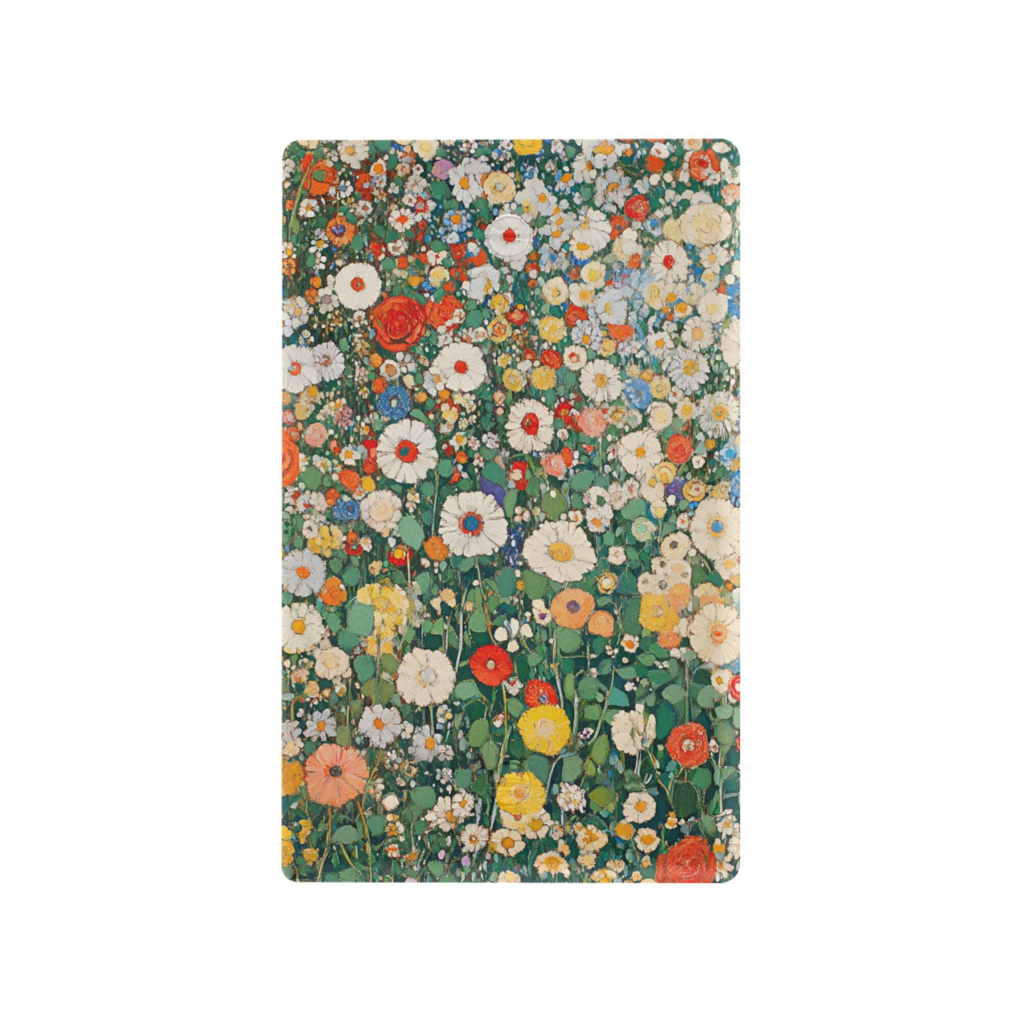 Yayeee Blank Wall Plate Cover 1-Gang 4.5"x2.7" Home Unused Decorative Outlet, Beige Floral Garden