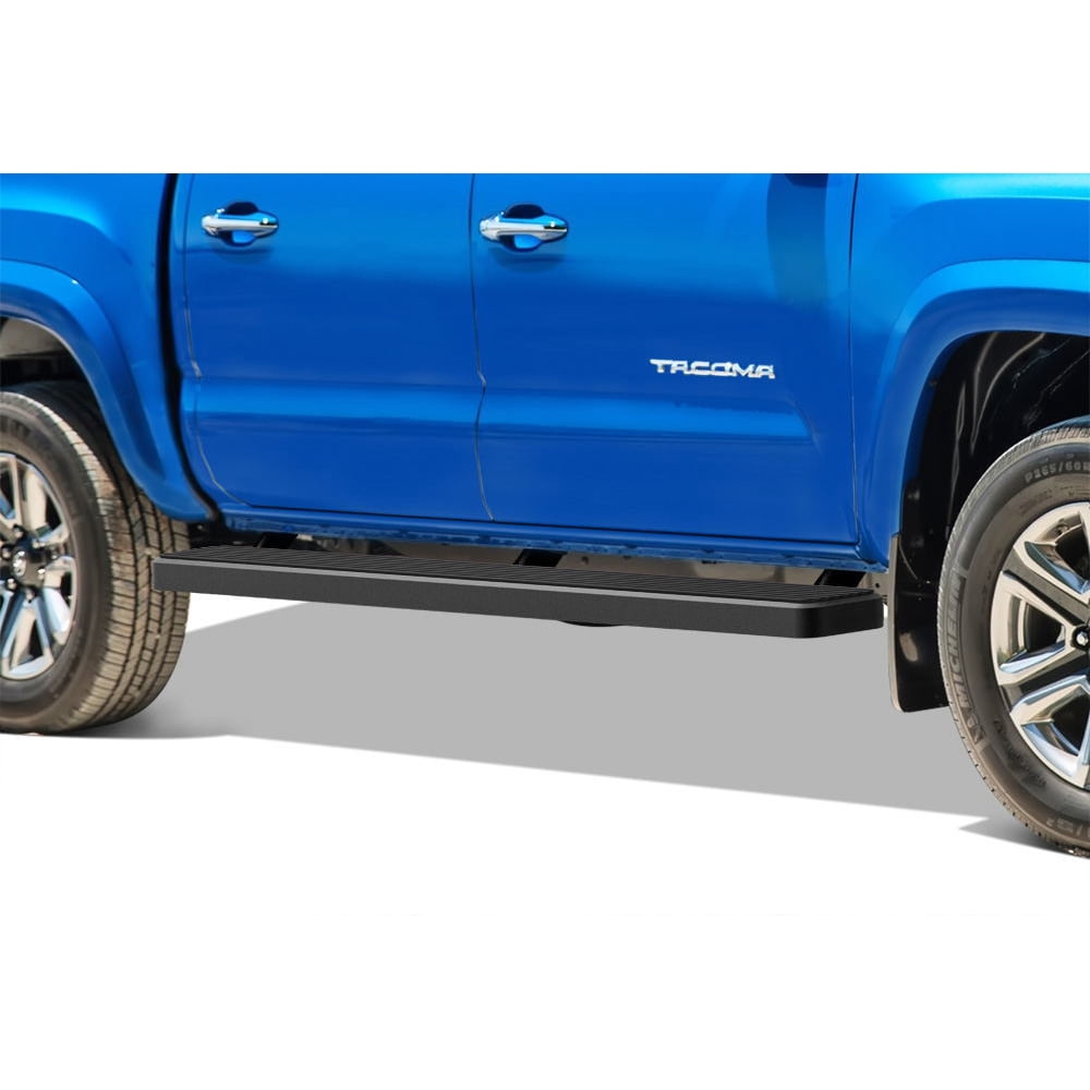 APS iBoard Running Boards 6in Black Compatible with Toyota 2005