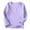 Purple, variant on Fgnfyis Girls Shirts Kids Baby Kids Shirts High Collar Soft T Shirt Unisex Long Sleeve Tee Tops for Kids Cute Tops for Girls Hot Pink 6-12 Months