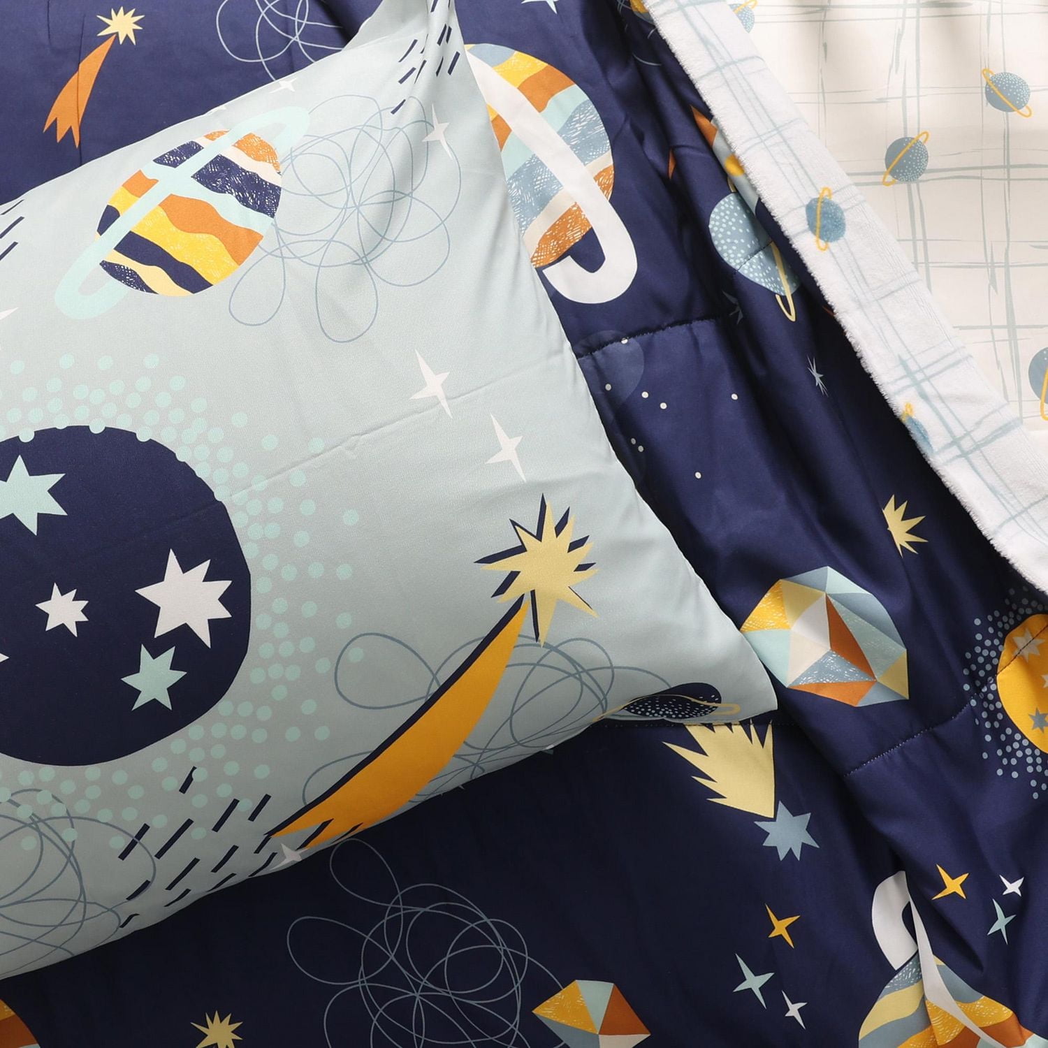 3-Piece Toddler Bedding Set, Outerspace