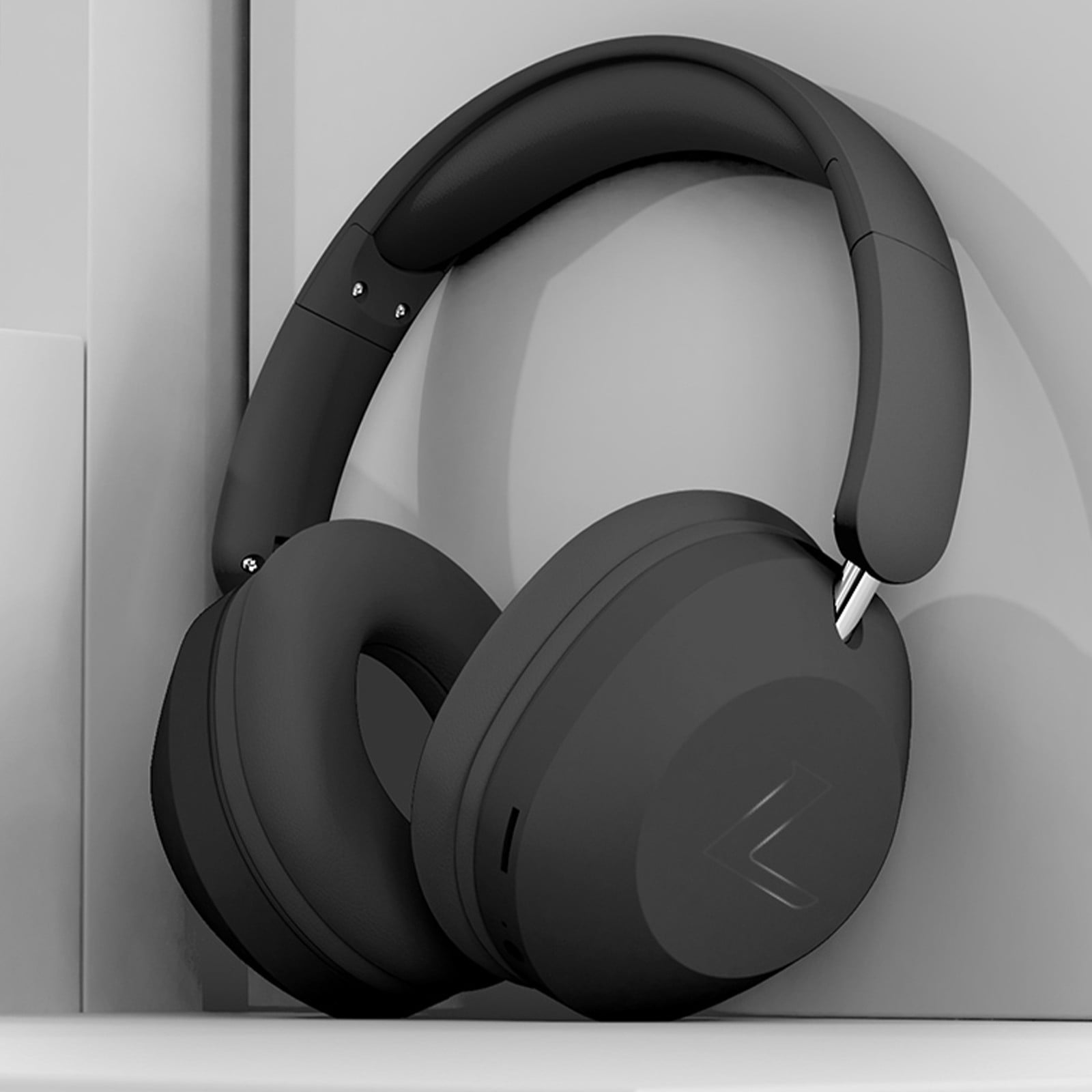 Wireless Over-Ear Headphones - Hi-Res Audiophile Sound, Adaptive Noise Cancellation, Parametric EQ, 60 Hour Battery Life, Includes USB-C Low-Latency Bluetooth Adapter,Black