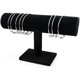 thumbnail image 2 of 2 Pack Black Velvet T-bar Jewelry Display Stands Watch Necklace Bracelet Organizer, 2 of 5