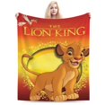 thumbnail image 1 of Manta de franela de dibujos animados del Rey León, suave y acogedora manta de felpa para todas las estaciones para niños y niñas, manta cálida y ligera para sofá cama o sofá de 40 x 30 pulgadas, 1 of 8
