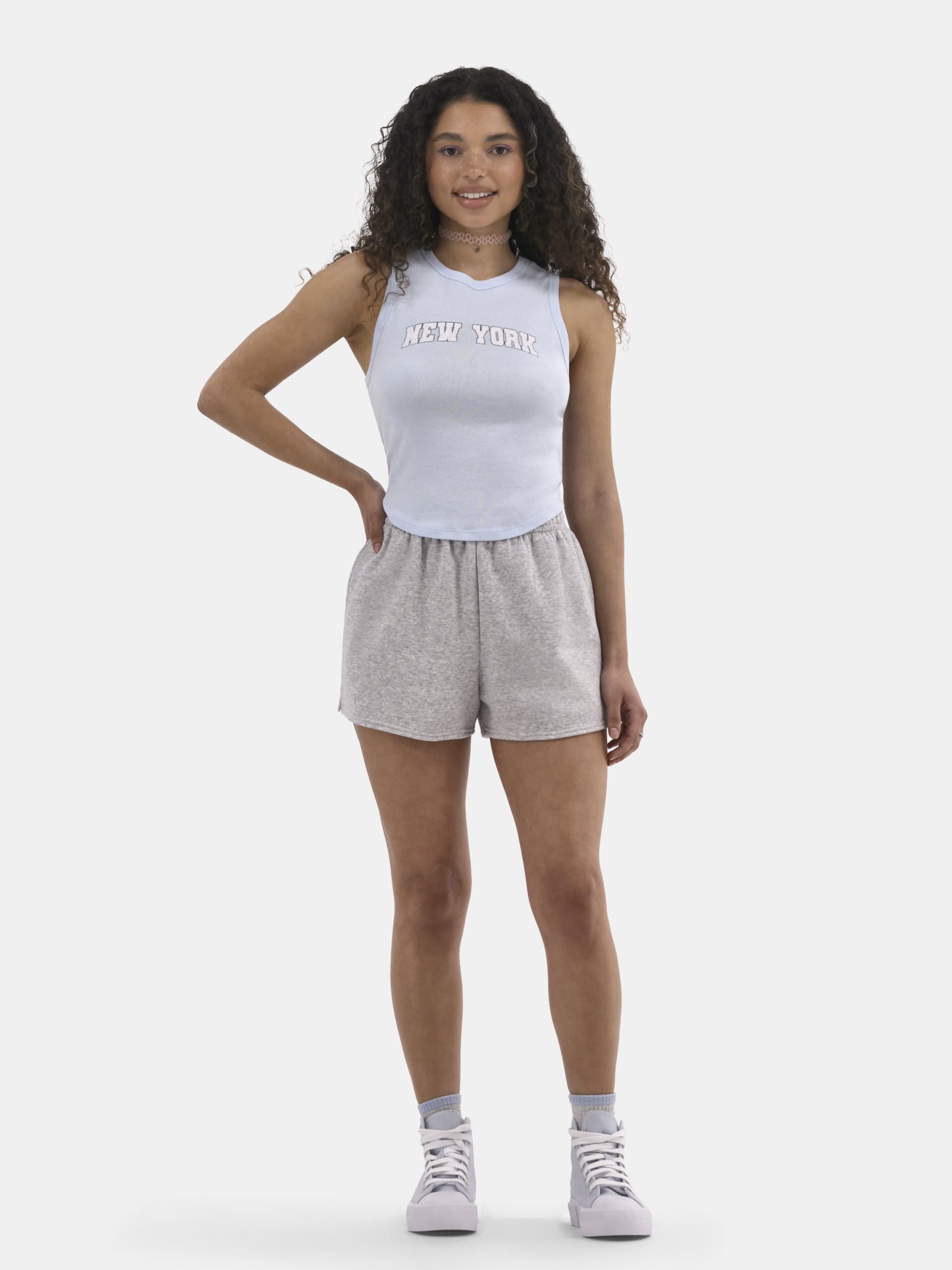 No Boundaries Soft Fleece Shorts, 1 or 2-Pack, Women’s