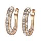 thumbnail image 1 of Pendientes Yuxing Anillo Dorados 1,3 cm, 1 of 5