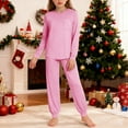 thumbnail image 2 of RXMEKW Girls Long Sleeve Tops, Solid Color Set for 5-14 Years, 2 of 9