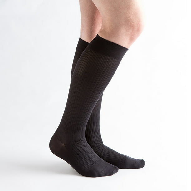 VenActive Mens 20-30 mmHg Compression Socks, Classic Rib - Walmart.com