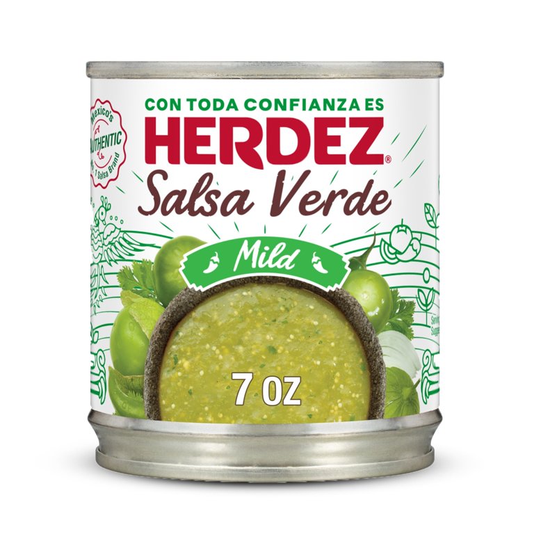 Salsation サルセーション 淡緑 Herdez, Salsa Verde Mild, 7 oz Steel Can, Shelf Stable - Walmart.com