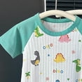 thumbnail image 4 of Splozh Preemie Clothes Boys 3 6 12 18 24 Months Summer Cute Unisex Short Sleeve Outfit, All Season Infant Daily Wear,Green,6-12 Months, 4 of 4
